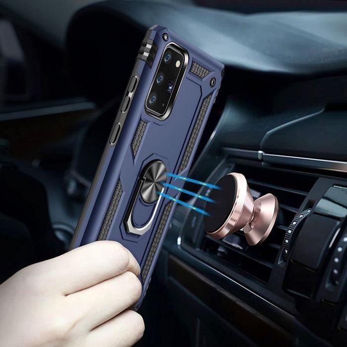 Coque de Protection - PROSHOP - Pour Samsung Note 20 - Rigide - Solide - Support Anneau 360°