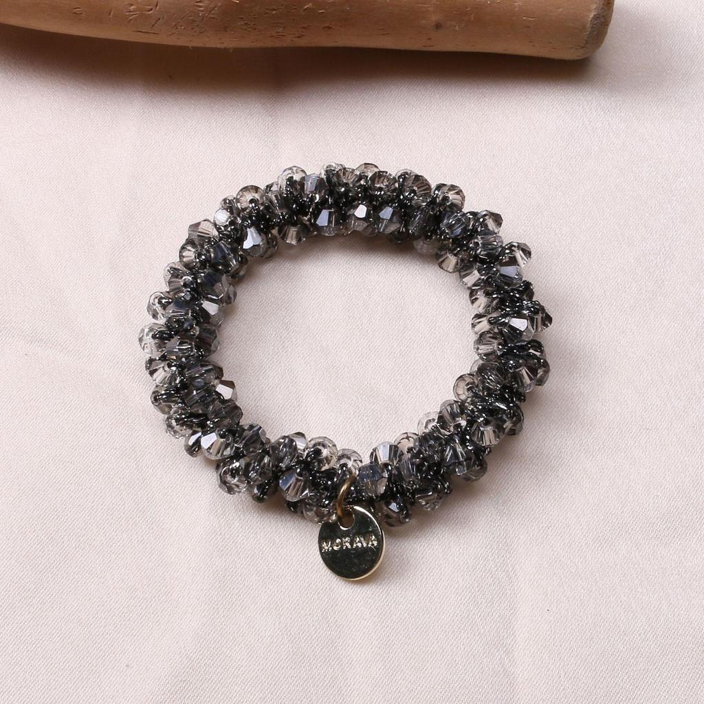 Koreanische einfache Perle elastische Haarbänder Frauen elegante Haar Seil Krawatten Mädchen Kopfbedeckungen Haar-Accessoires
