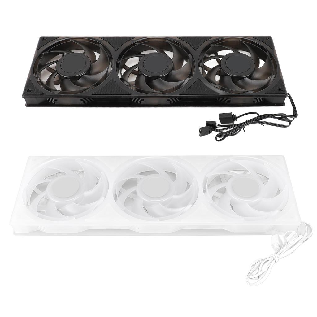 360mm 3 In 1 Computer Case Fan 5V ARGB 2200RPM 4 Pin PWM MFDB Dynamic Pressure Bearing 7 Blades Quie