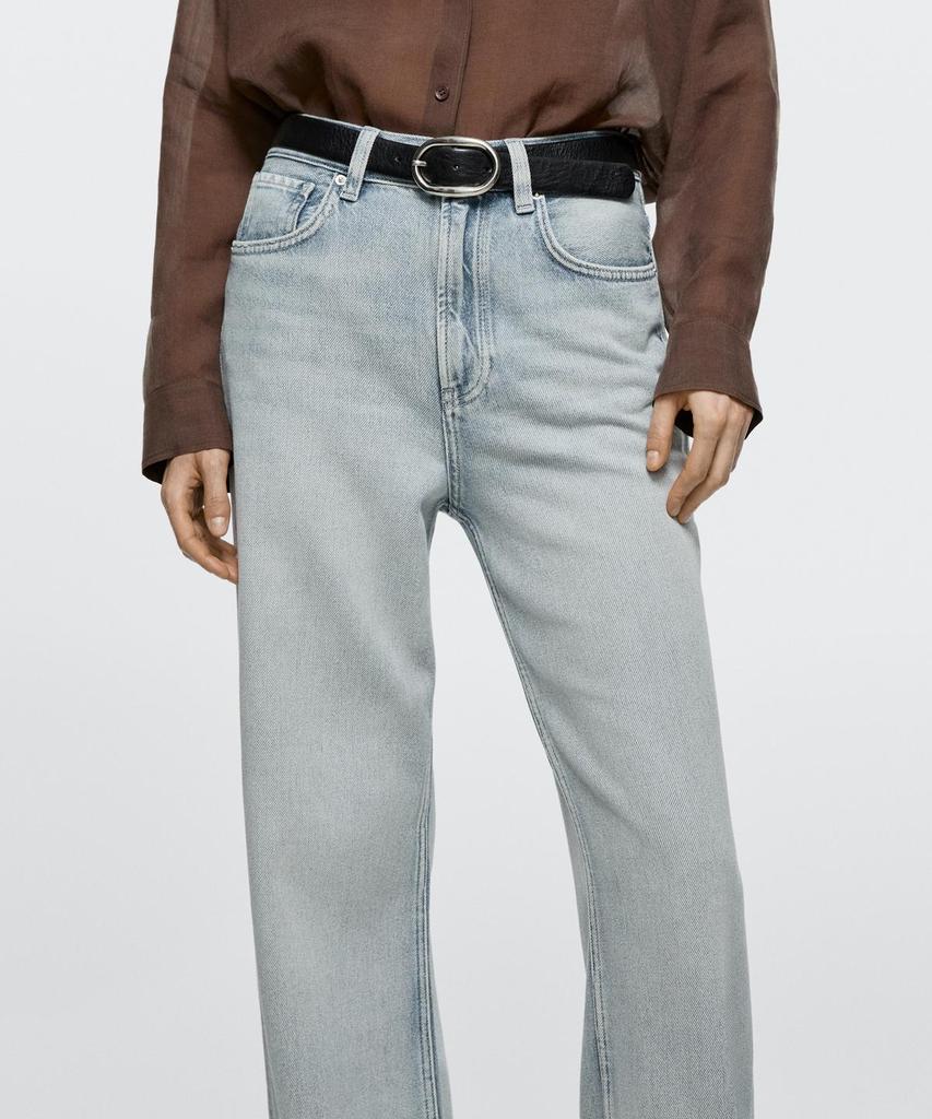 Masimodutti High-Waisted Wide-Leg Jeans