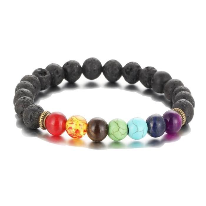 Armband - Chakra - Heilung - Naturstein - 8mm - 19cm - Unisex