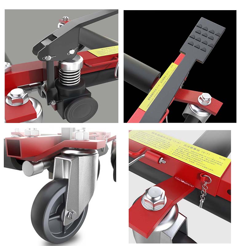 Wheel Dolly Hydraulic Car Dolly Tire Skate 1500LBS/680KG Jacks With Rotating Wheel for Vehicle SUV Car Auto Repair Moving