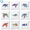 45X45Cm Creative Small Animal Peach Skin Pillowcase Small Fresh Cartoon Pattern Bedroom Living Room Pillowcase Cushion