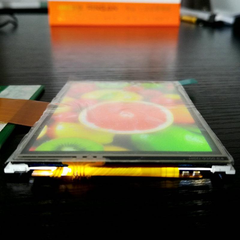 3.5" Full View LCD with RGB Interface & Resistive Touch TFT Display