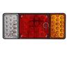2 Pieces 12V LED Truck Trailer Tail Lights Rear Lamp 44 LED for Isuzu Elf NPR NKR NHR NRR FSR FRR GMC W Series