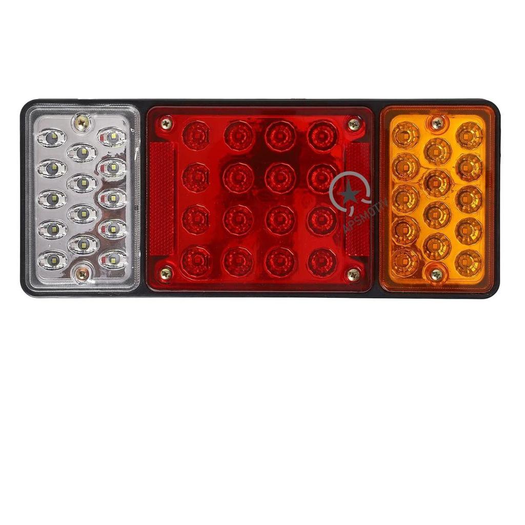 2 sztuki 12V LED lampy tylne do ciężarówki przyczepy Lampa tylna 44 LED do Isuzu Elf NPR NKR NHR NRR FSR FRR GMC seria W