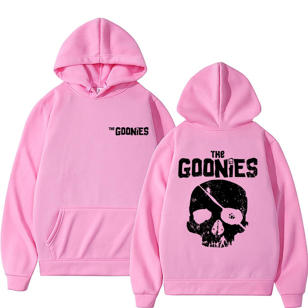 Funny Movie The Goonies Never Say Die Double Sided Print Hoodie Unisex Skeleton Graphic Sweatshirt Unisex Oversized Hoodies