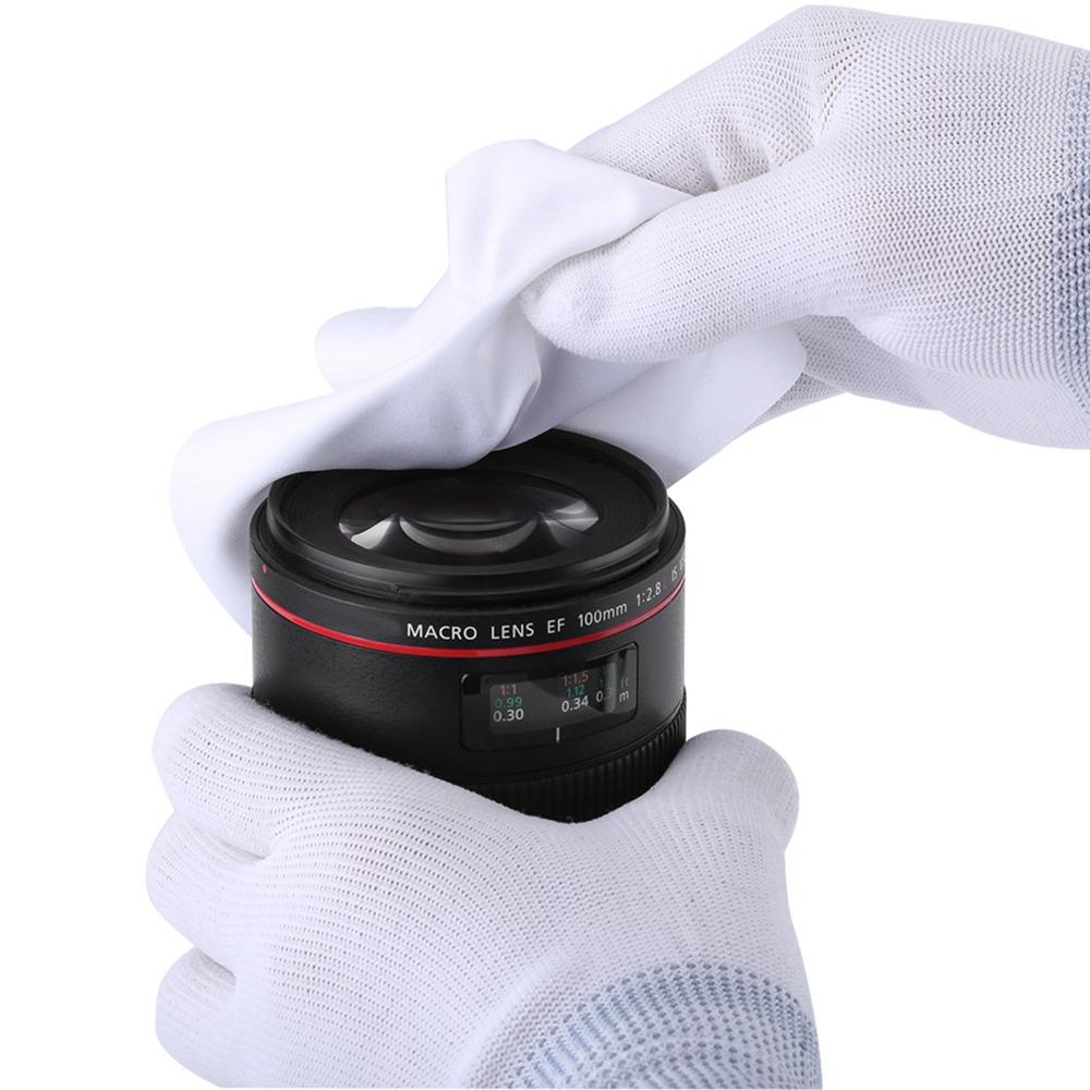 6 X 6 Inch Microfiber Cleaning Cloth 100pcs/bag Lens Wipes Cloth  For Phone Lens Glasses Screens