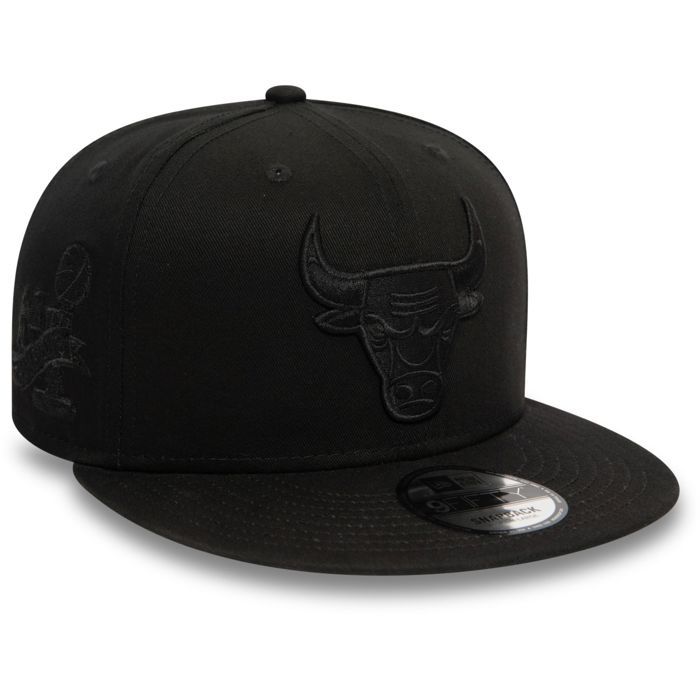 Casquette 9FIFTY - NEW ERA - Chicago Bulls - Noir - 100% coton - Ajustable