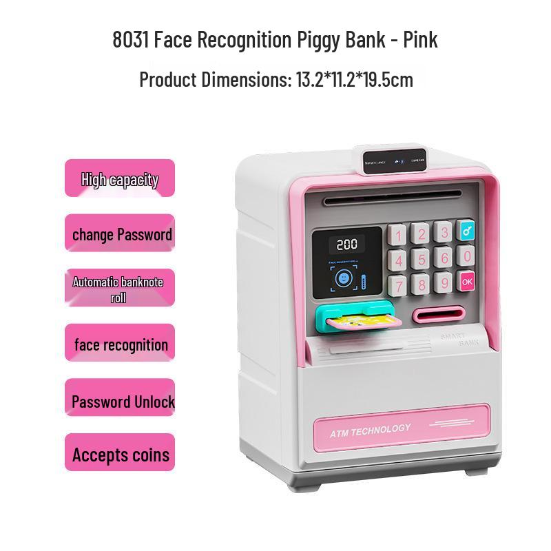 Умная копилка-банкомат для детей с распознаванием лиц и автоматической подачей купюр