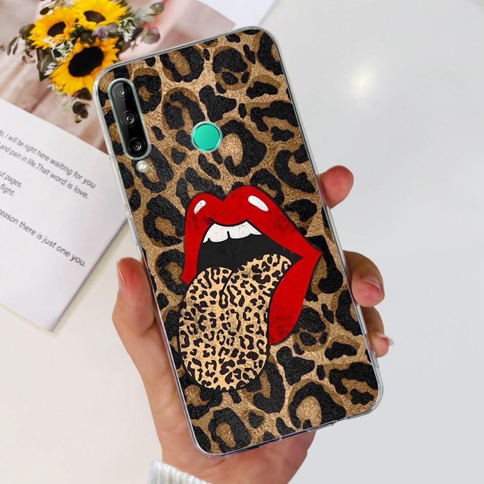 For Huawei Y7p 2020 Case Honor 9C Silicone Cover Fashion Butterfly Clear TPU Fundas For Huawei P40 Lite E ART-L28 ART-L29 Bumper