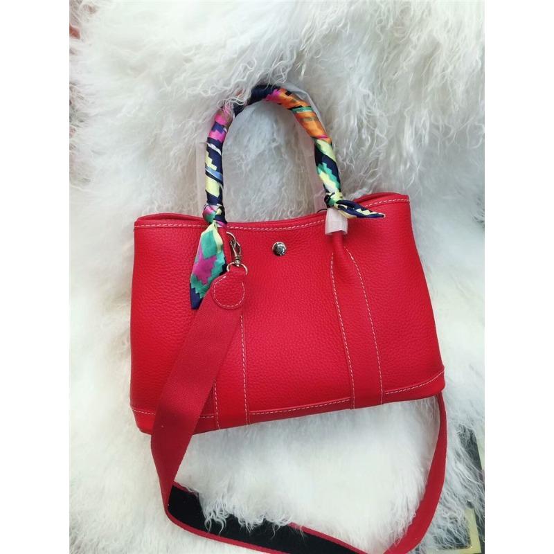 New Bag European and American Popular Women's Bag Garden Bag Canvas Shoulder Strap Portable Shoulder Messenger Bag Cowhide Bag