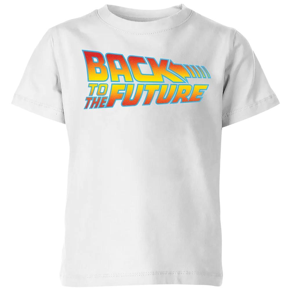 

Back To The Future Classic Logo Kids T-Shirt - White - 3-4 Years 120