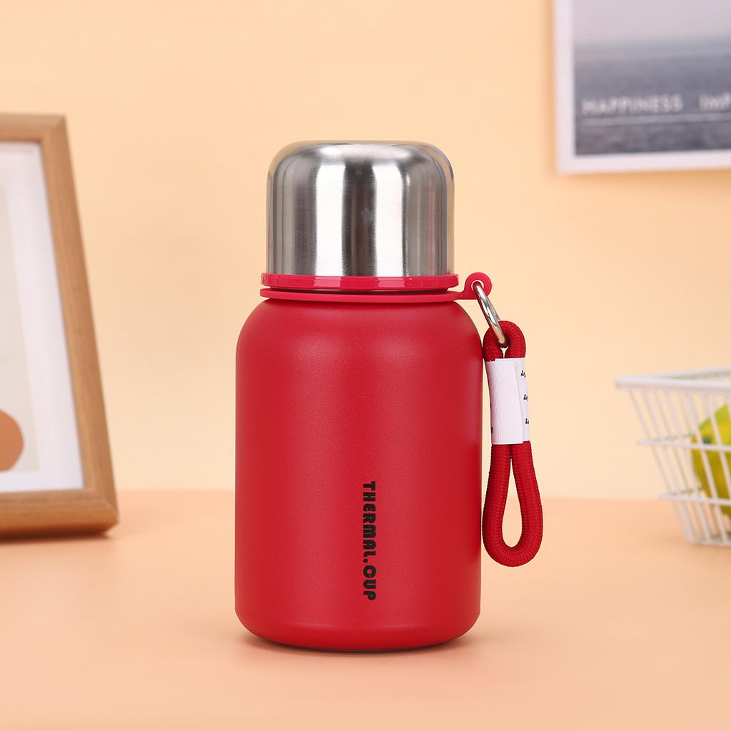 Neuer Thermobecher mit großer Kapazität, praktischer Sportbecher für den Außenbereich, Mini-Kompakt-Wasserbecher aus Edelstahl