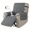 1pc Waterproof Recliner Cover, Pet Scratch-resistant Sofa Slipcover, Recliner Protective Cover, Suitable For Bedroom