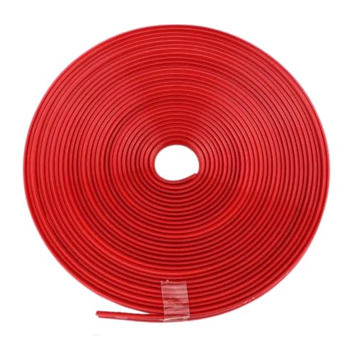 

ideamall Защита обода Защитная лента для обода Алюминиевое колесо Хромированная формовочная лента 8м (красный)