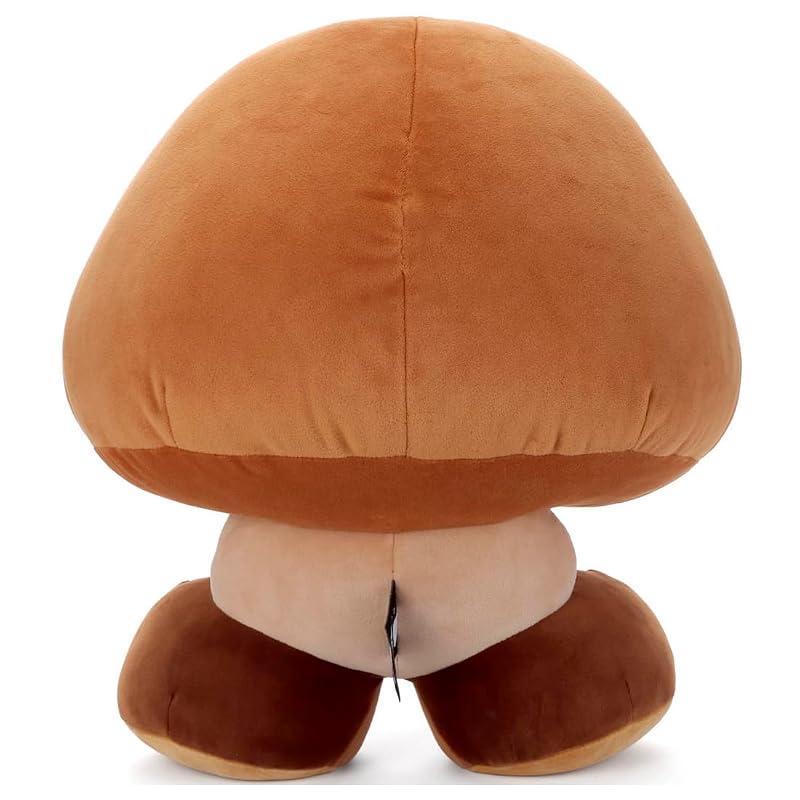 Takara Tomy Arts Super Mario Mocchi-Mocchi-GameStyle Goomba Plush Toy (approx. 37cm tall)