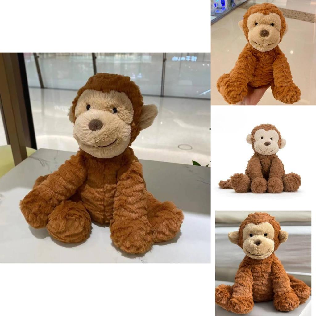 Jellycat Fuddlewuddle Monkey Plush Toy With Soft Short Pile For Teen Gift