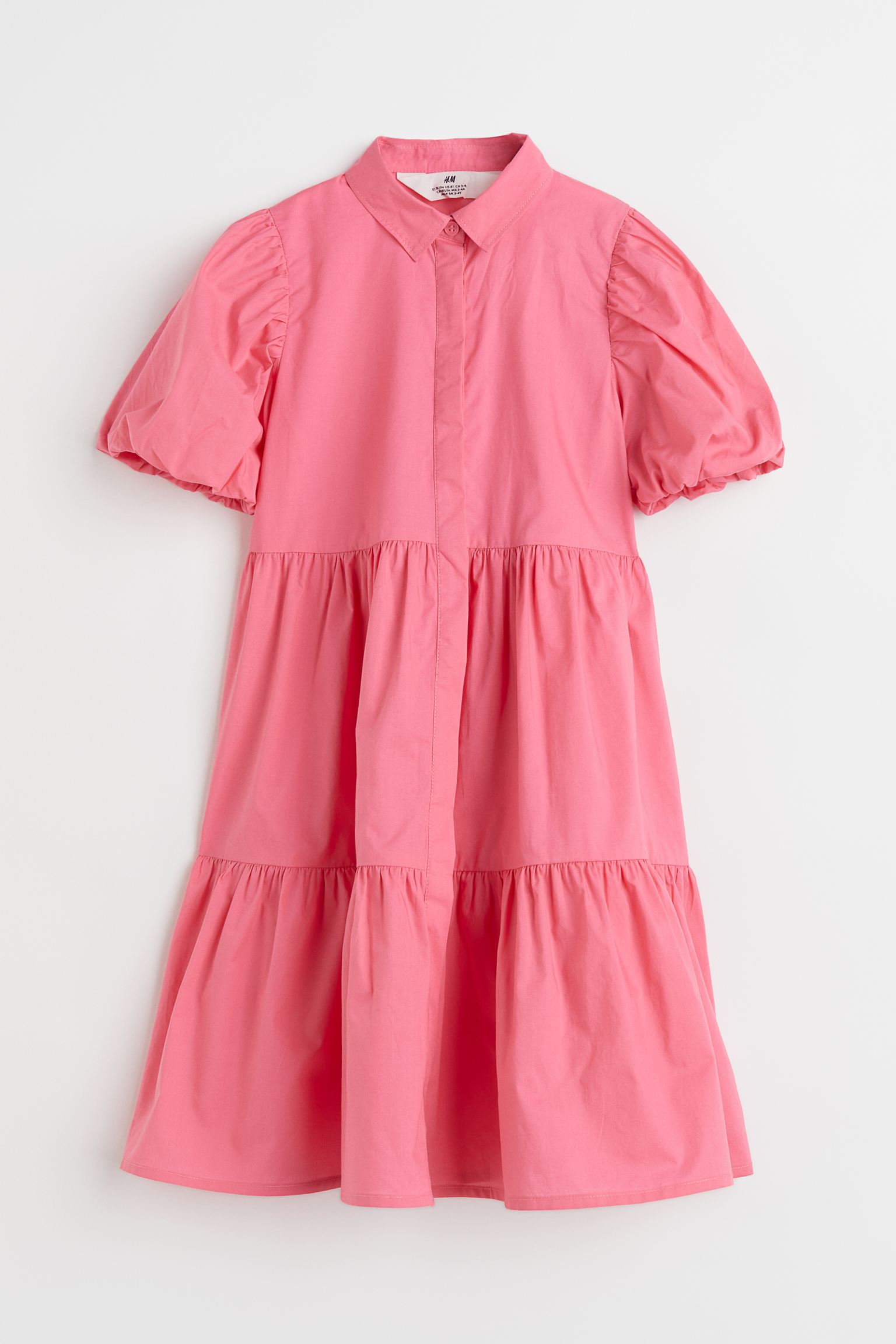 

Puff-sleeved dress