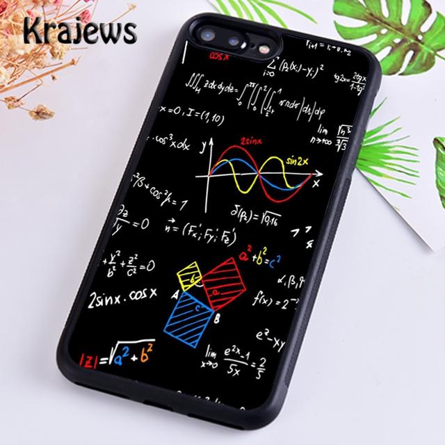 Krajews Math Formulas of Rubber Equations Phone Case Cover For iPhone 17 Air 16 15 14 plus 12 13 pro max Fundas