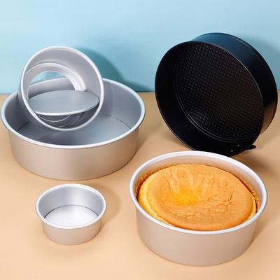 Bread Pizza With Removable Bottom Aluminum Baking Tray Fondant Mold Cake Mold Chiffon Pan