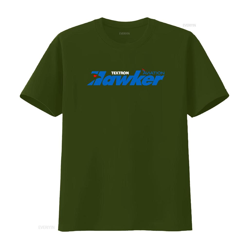 Hawker Aircraft Textron Aviation Logo T Shirt American Sizes S 5XL vintage Washed Stylish streetwear designer clothes