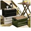 Portable Camping Storage Box Foldable Sundry Organizer Box with Lid Car Trunk Organizers Table Dual-Purpose Outdoor Picnic Boxes
