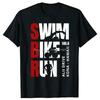Triathlon Be Great At Three Sports Funny T Shirt Unisex Summer Streetwear Triathlete Runninger Swimmings Bikings TShirt Tees Black