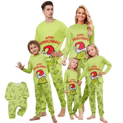 Druck Niedliches Familien-Set Pyjamas , Hauskleidung , Familien-Set Langarm-Oberteil Hosen-Set