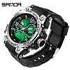 Relógios masculinos 5ATM à prova d'água esporte militar relógio de pulso relógio de quartzo para homens relógio 6024