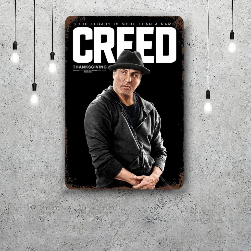 Creed III Creed II Metal Signs wall decor Vintage Tin Signs Captain Metal Poster Decor for Bar Pub Club Wall Decoration