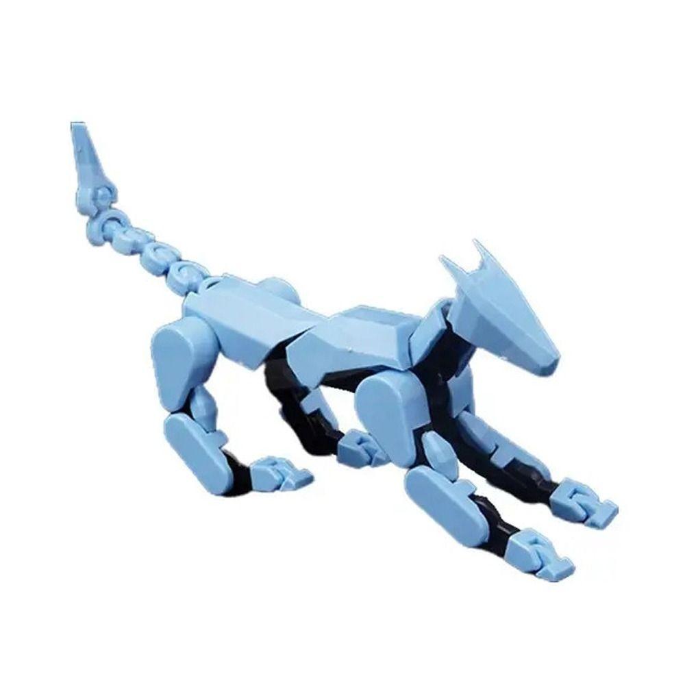 Shapeshift Movable Dog Figures Mannequin Multi-Jointed Dog Lucky Character Robot  Collection Gifts