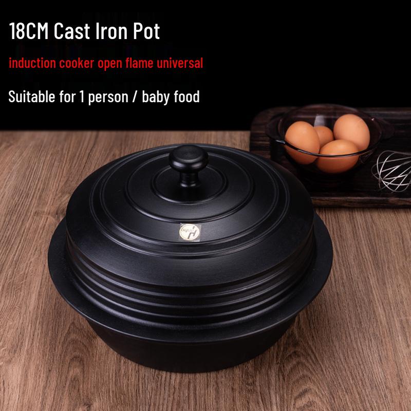 Multi-purpose Enamel Cast Iron Stew and Rice Pot