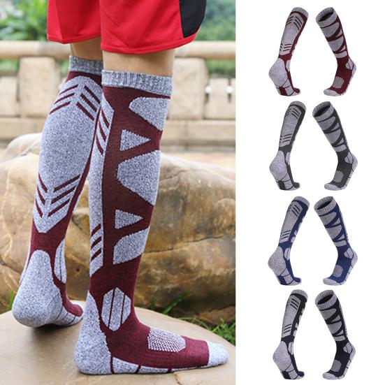Chaussettes Thermiques Longues Pour Ski Et Sport - Antidérapantes, Douces Et Respirantes