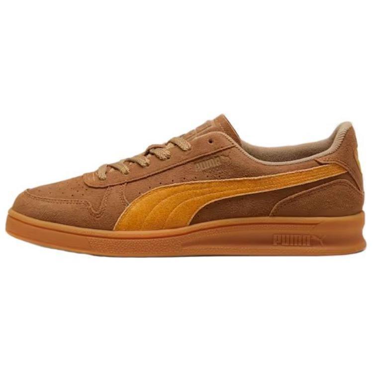 PUMA Indoor R Suede  Chocolate Chip Sport Yellow  Men s 398531-02 EU 44