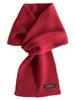 TAVARAT Cashmere Made In Compact Mini Scarf Men's 3-Second Scarf, 100% Japan, (Dark Red)