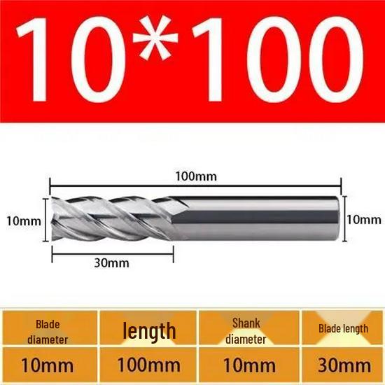 65° Metal Ceramic Flat-Bottom End Mill/Ball Nose End Mill/High-Gloss Mirror Face Mill