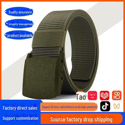 Lekki, szybkoschnący pas nylonowy z gładką klamrą ze stali plastikowej do sportów outdoorowych
