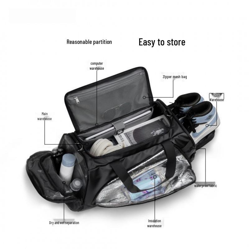 Herren Multifunktionale Business Casual Fitness- und Reisetasche