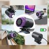Rotating Clip-On Cooling Fan Rechargeable Adjustable Speed Car Fan Portable Personal Air Conditioner for Car Desk Travel