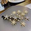 Korean Style Baby's Breath Women's Hair Clip - Shark Clip for Side Bangs & Headwear Accessories