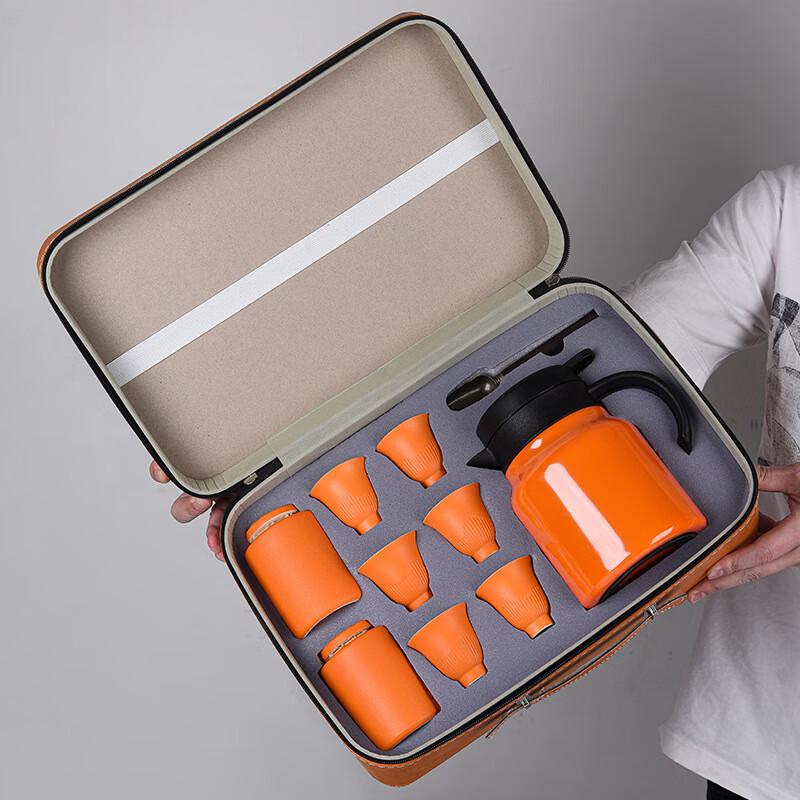 Lilang Portable Kung Fu Tea Set with Stew Pot