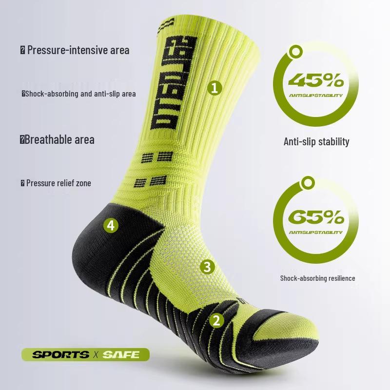 Herren Elite Basketballsocken - Lang, Dick, Schweiß- & Stoßabsorbierend für Sporttraining & Laufen
