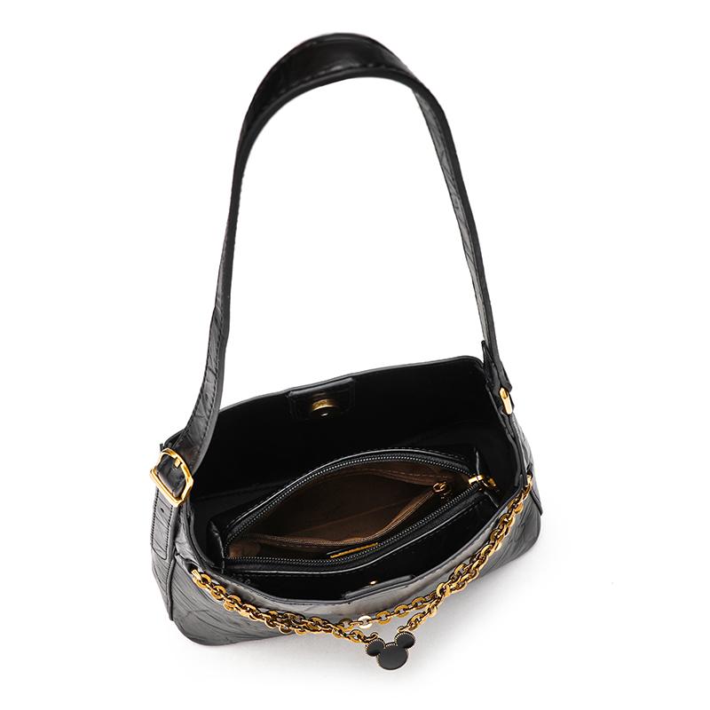 New Disney Mickey Series PU Combo Bag, Tote Bag, Shoulder Bag Regular Women's Black BMK-71438B