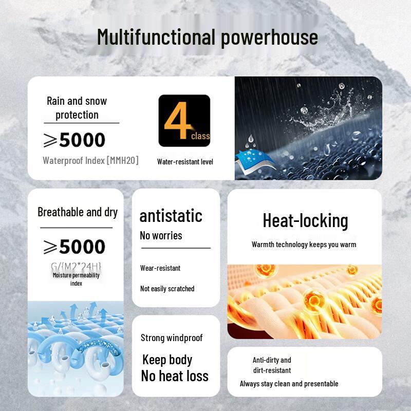 Yalu Unisex Outdoor Windproof Waterproof Jacket