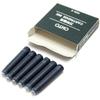 [3 Box Set of 18] Auto (Ohto) Fountain Pen Ink Cartridges, Black, European Standard, European Typ...