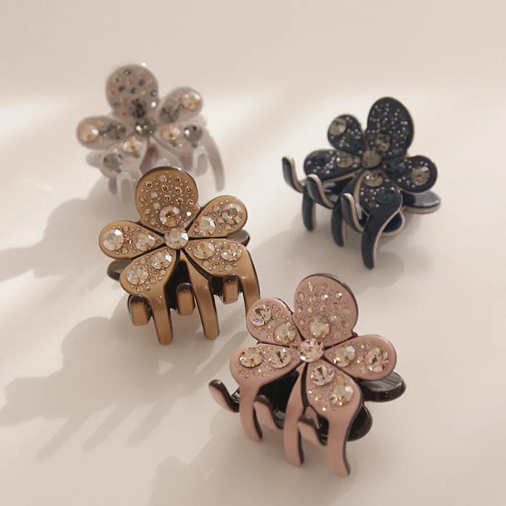 bydaisy Flower Cubic Point Hair Clip Bh0557 pink
