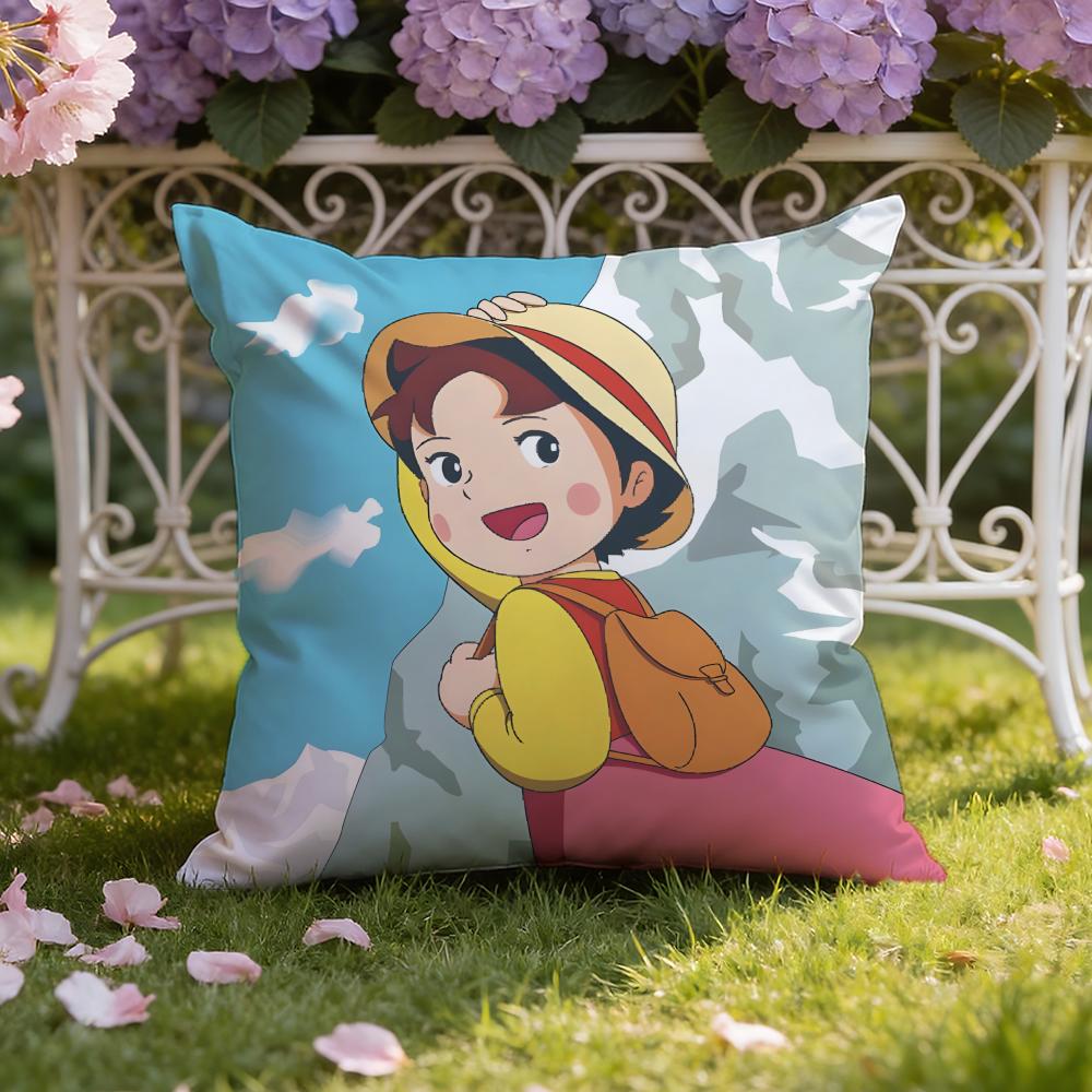 Roztomilá H-Heidi, Dívka z A-Alp Povlak na polštář Domácí a Auto Dvojí použití Povlak na polštář: Oboustranné pro prémiové pohodlí