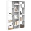 Libreria Divisoria Bianca 100 x 24 x 140 cm Legno Ingegnerizzato