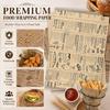 Sandwich Wrapping Paper,Disposable Food Basket Liners for Outdoor Picnic Baking Parchment Paper 11×15Inch Delis Paper